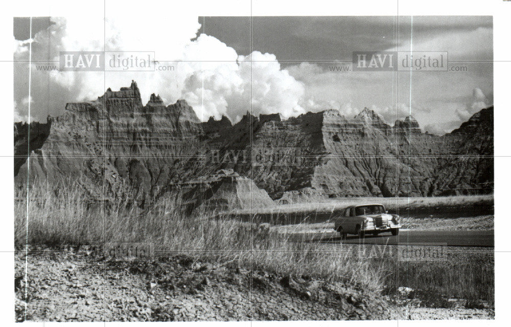 Press Photo Badlands National Park dakota - Historic Images