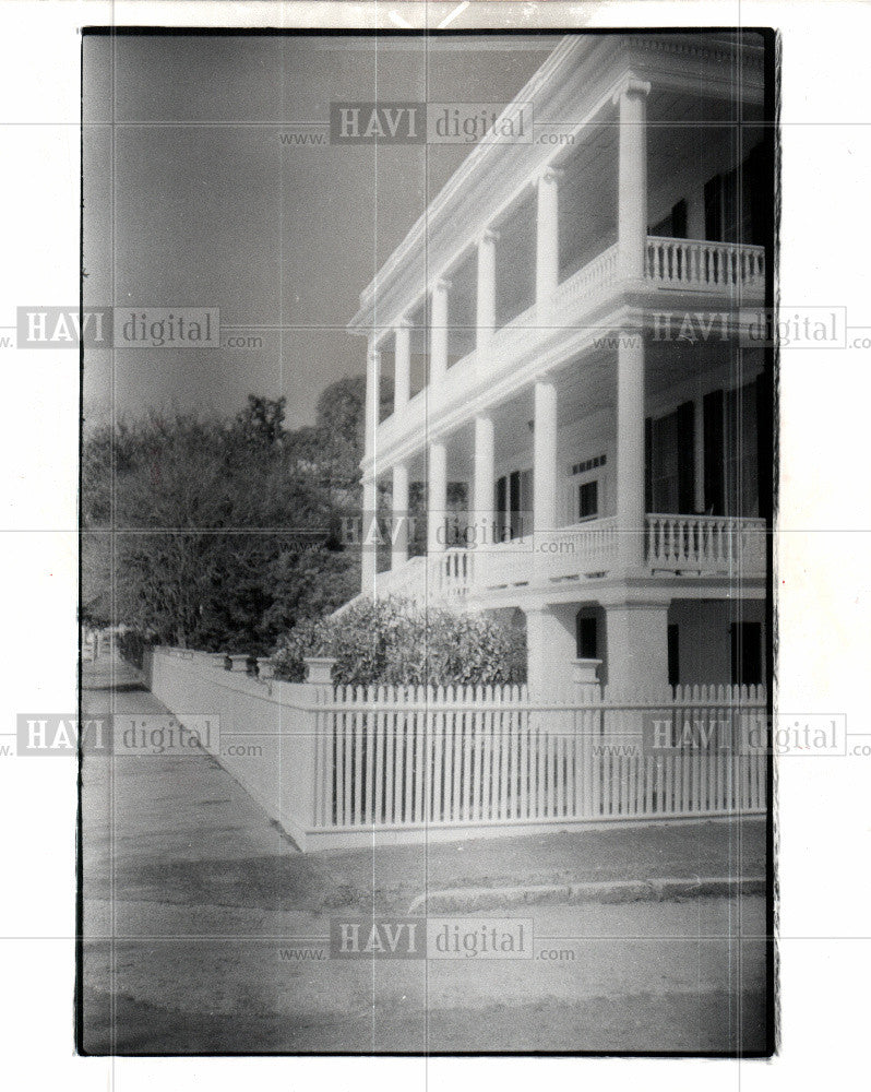 1976 Press Photo Waterhouse Home Beaufort South Caroli - Historic Images