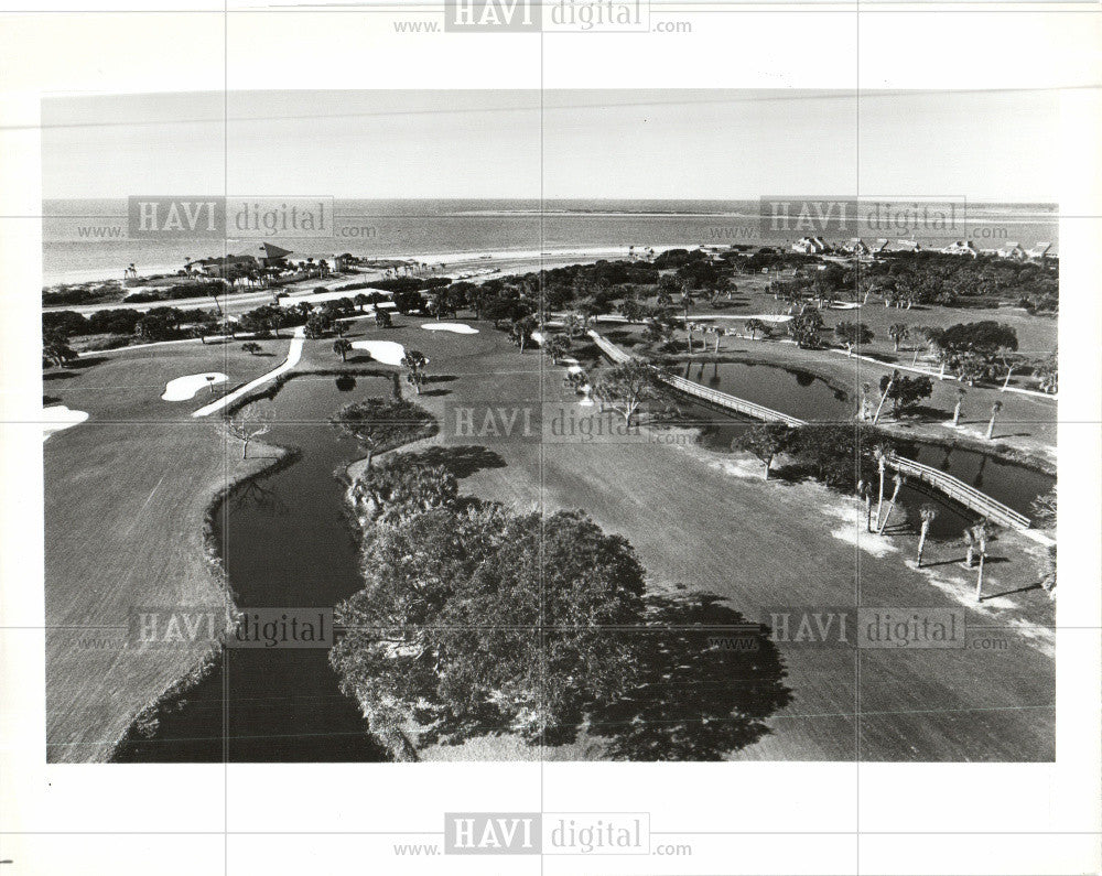 1984 Press Photo Seabrook Island south carolina - Historic Images