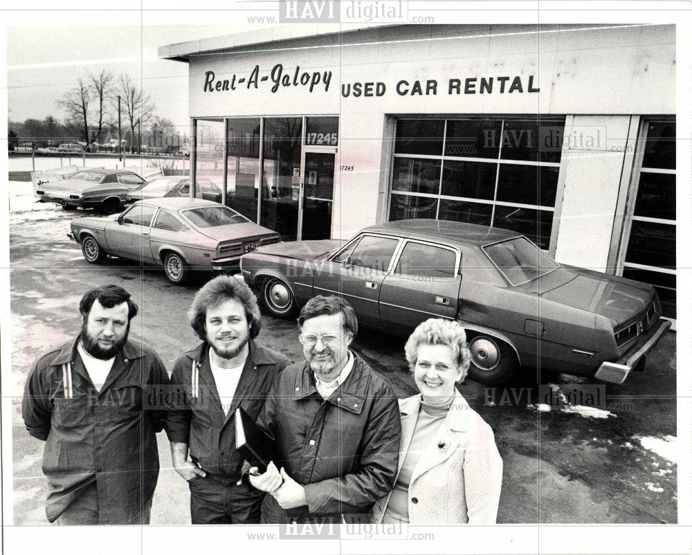 1981 Press Photo Business- Rent-A-Jalopy - Historic Images