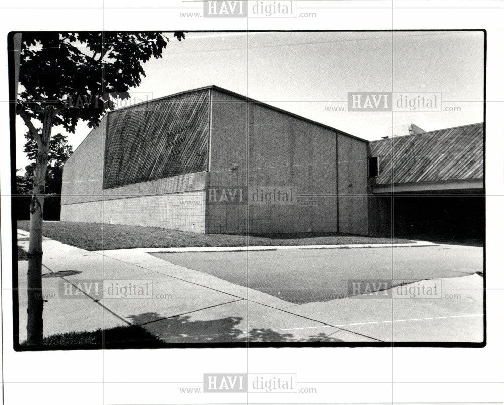 1982 Press Photo RenCen Racquet Club indoor tennis - Historic Images