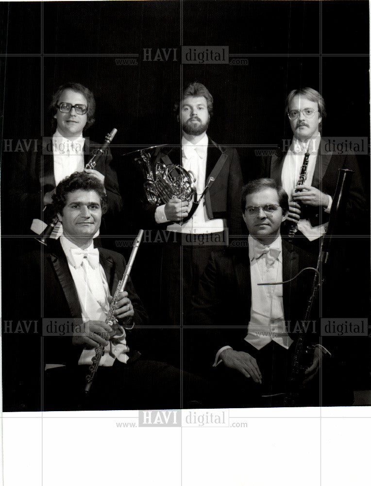 1981 Press Photo Renaissance WoodWind Quartet - Historic Images