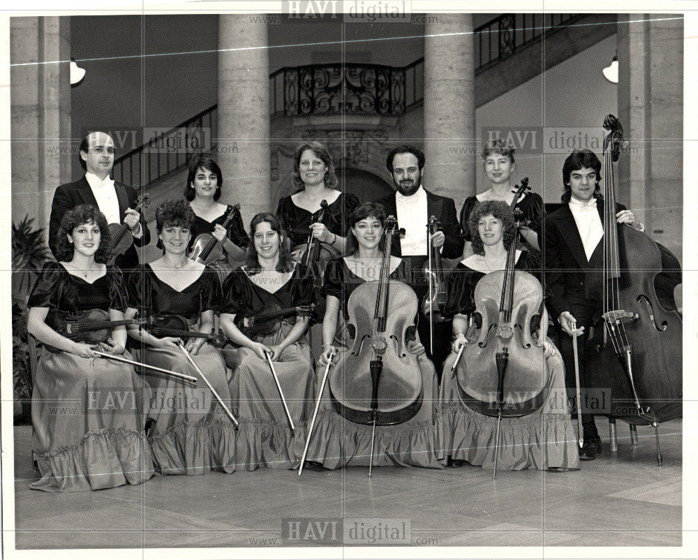 1986 Press Photo Renaissance City Chamber Players - Historic Images