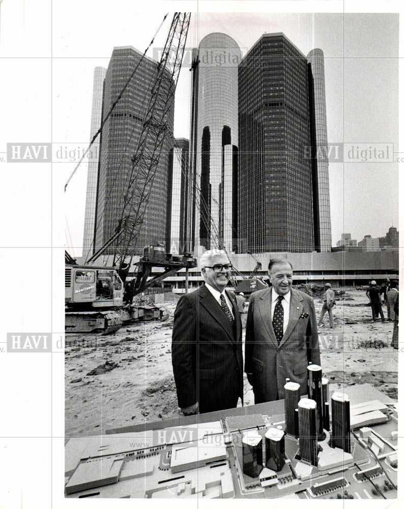 1979 Press Photo Renaissance Center Complex General Mot - Historic Images