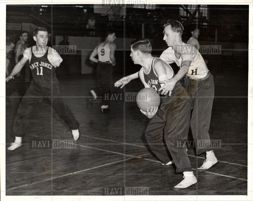 Press Photo basketball Percy Jones Hospital - Historic Images