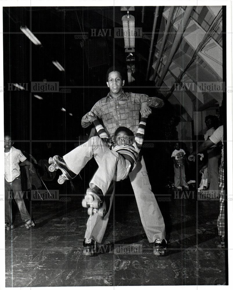 1978 Press Photo Roller Skating - Historic Images