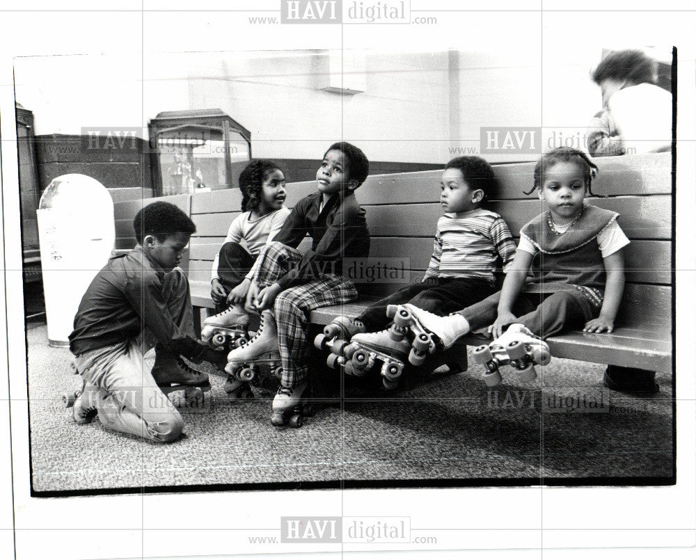 1978 Press Photo Roller skating skates sport transport - Historic Images