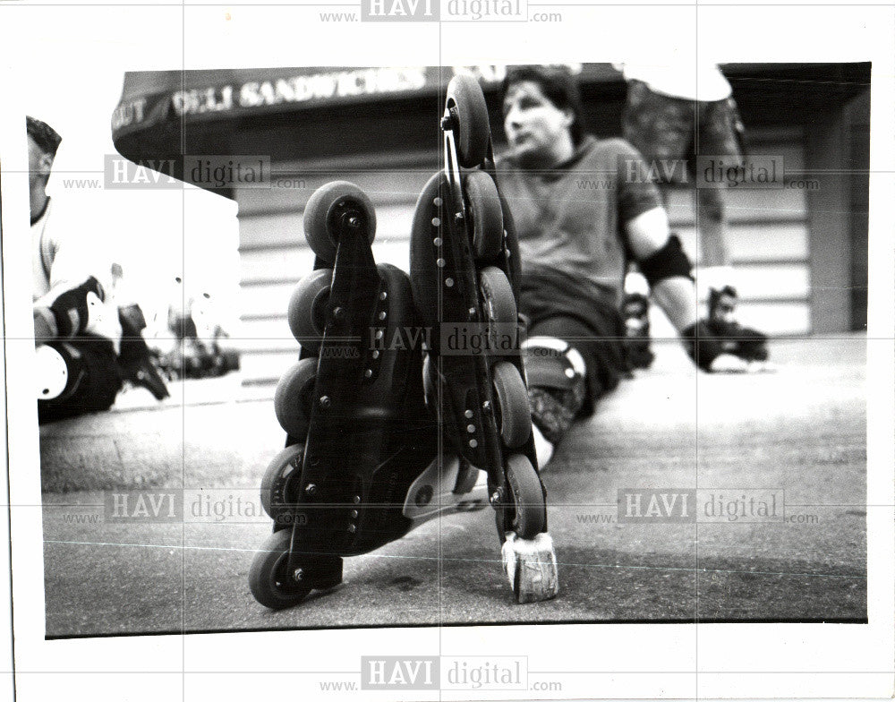 1992 Press Photo Rollerblades - Historic Images