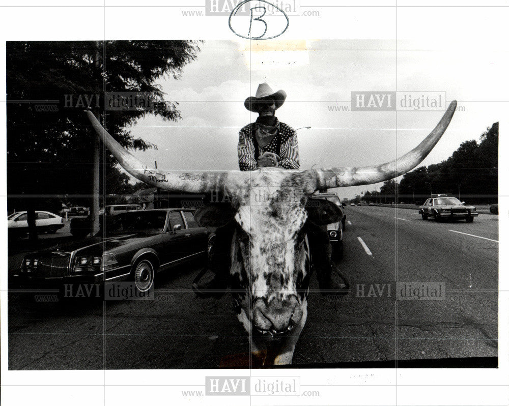 Rodeo- Parade 1990 Vintage Photo Print - Historic Images
