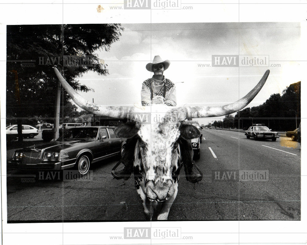 1990 Press Photo Denver Shorty Houston Woodward Avenue - Historic Images