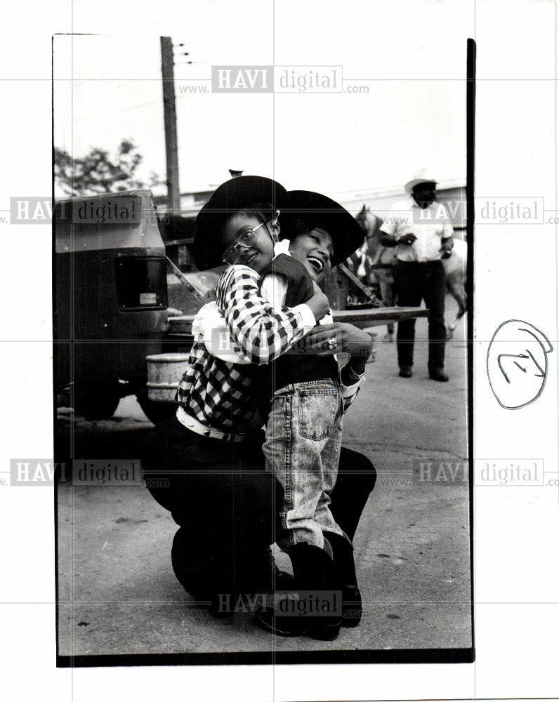 1990 Press Photo Rodeo - Historic Images