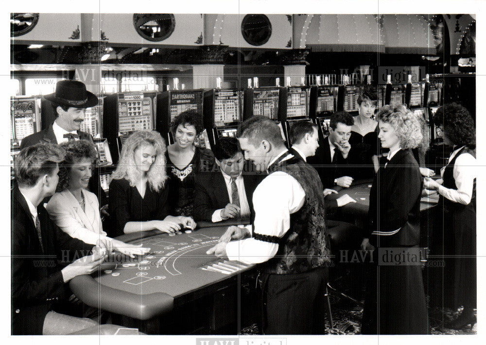 1991 Press Photo riverboat casino gambling - Historic Images