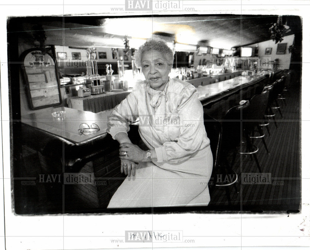 1992 Press Photo Riot-Lingering Effects, myrtle watts - Historic Images