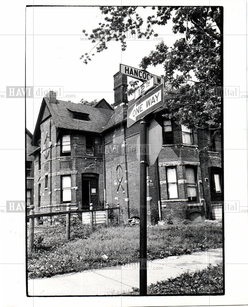 1968 Press Photo Slums - Historic Images