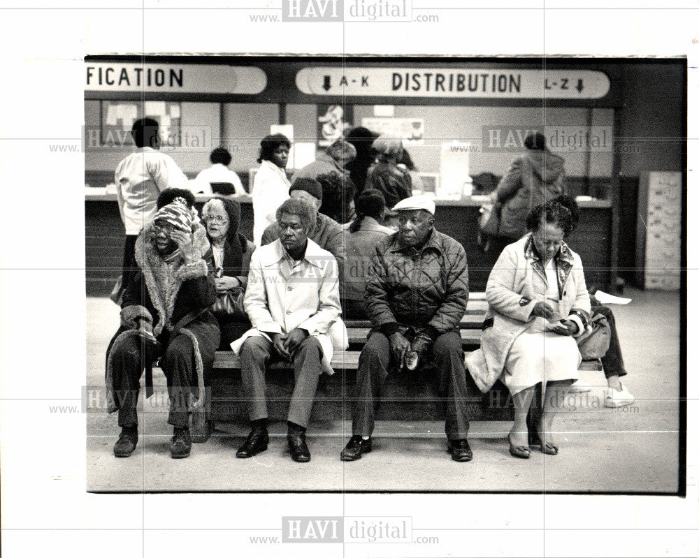 1987 Press Photo Senior citizens - Historic Images