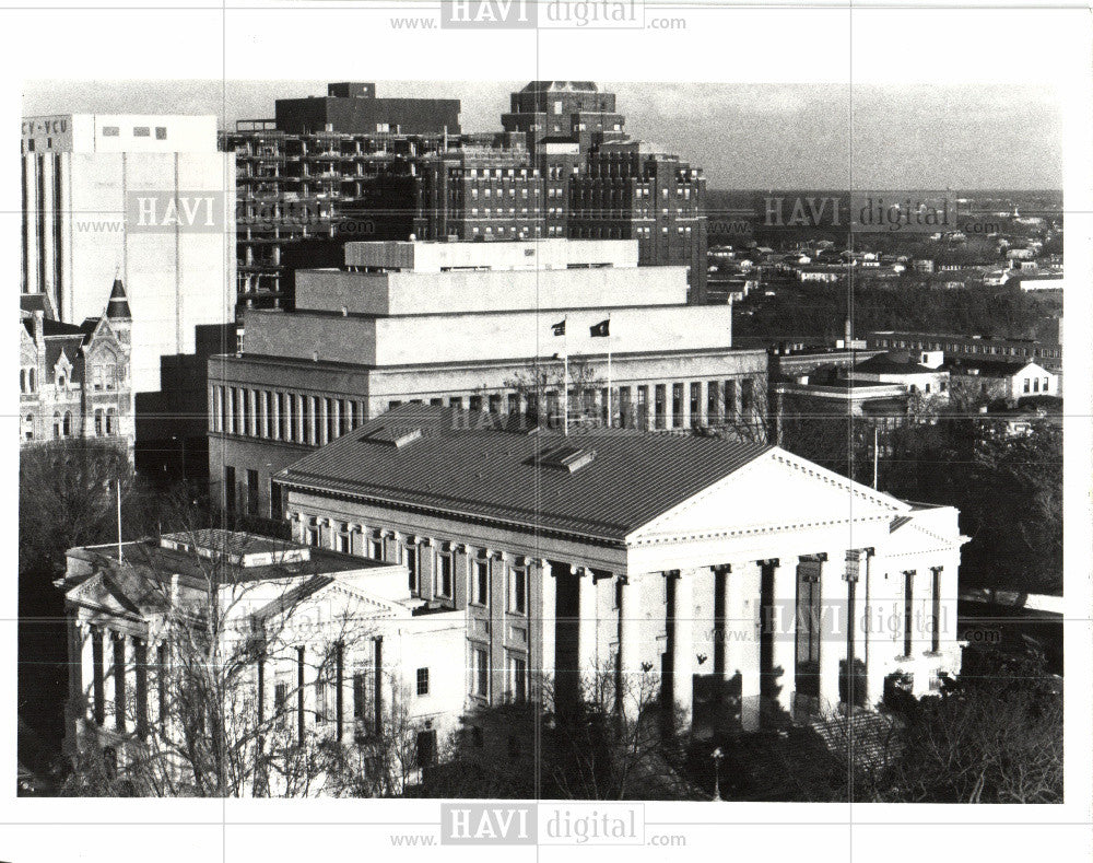 1981 Press Photo Virginia Statehouse Thomas Design City - Historic Images