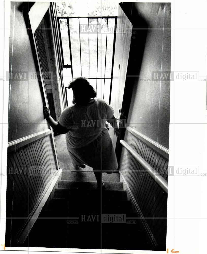 1985 Press Photo Rice Bowl Community Food bank - Historic Images