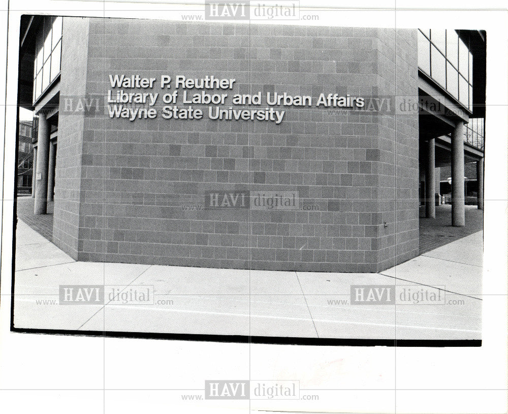 Press Photo Reuther Library Wayne State University - Historic Images