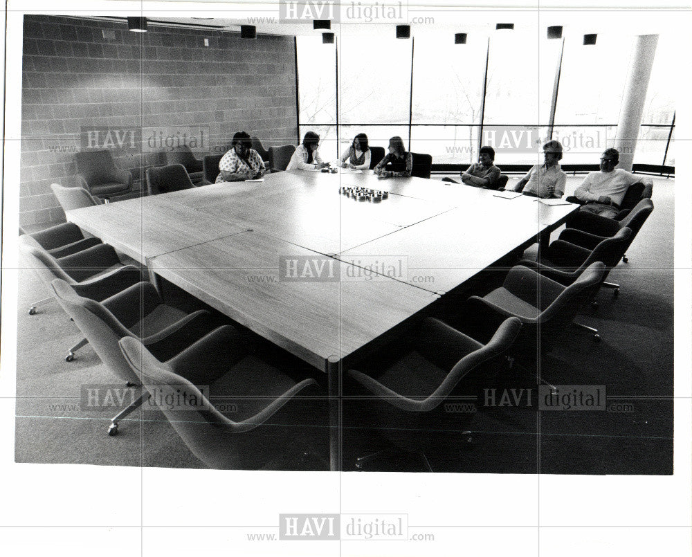 1975 Press Photo Walter P Reuther Library Wayne Univer - Historic Images