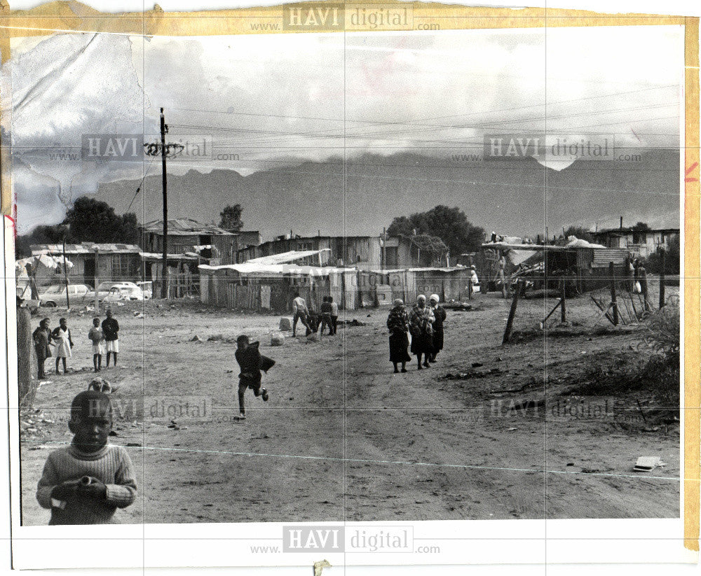 1984 Press Photo Union of South Africa Squatters - Historic Images