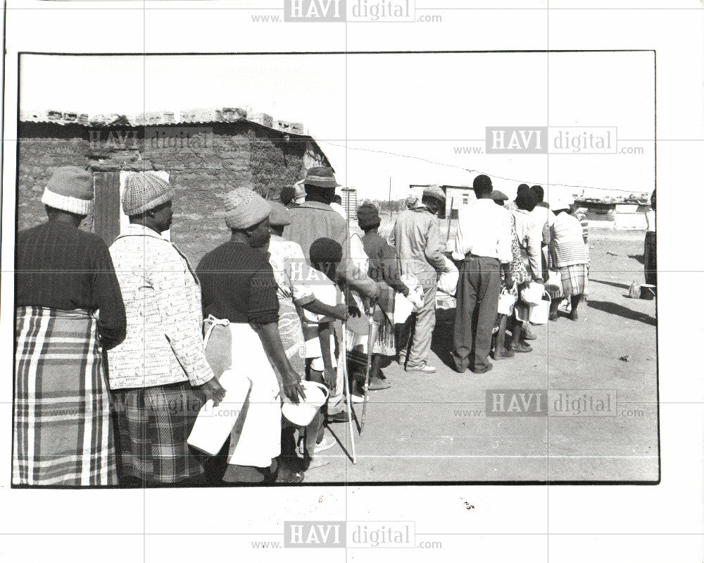 1992 Press Photo South Africa Botshabelo - Historic Images