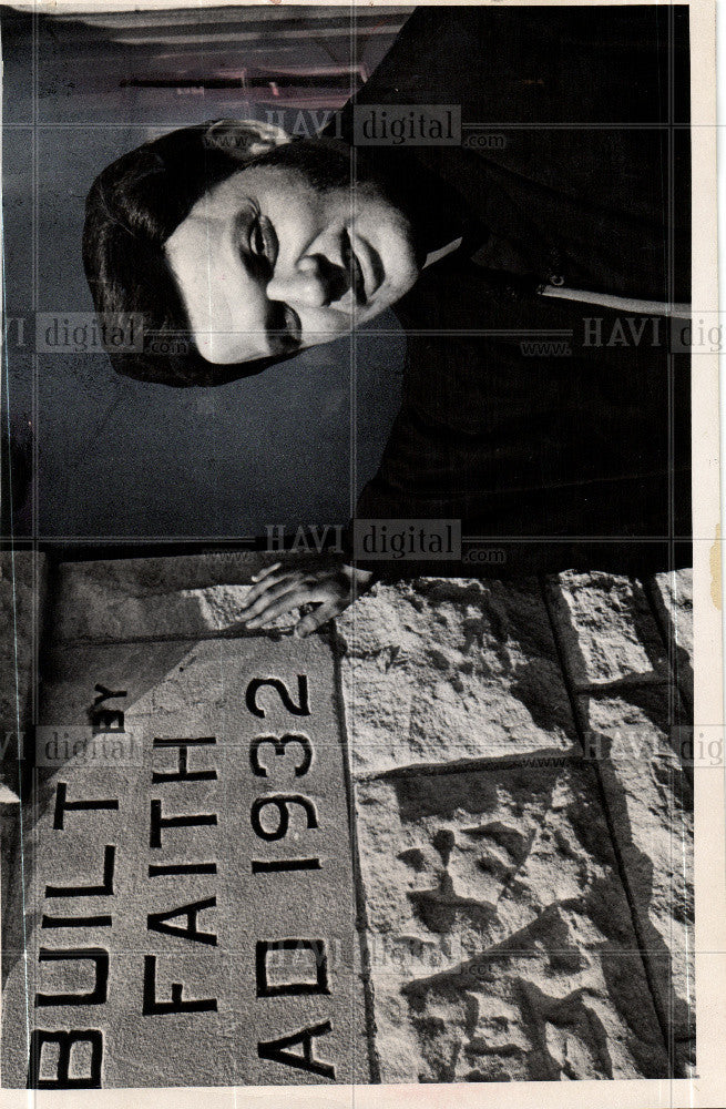 1974 Press Photo st. mary's church religion catholic - Historic Images