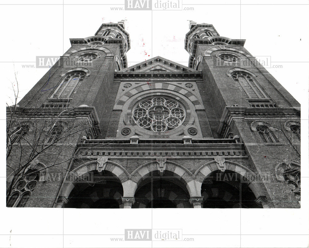 1976 Press Photo St Marys Roman Catholic Church - Historic Images