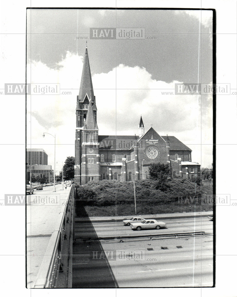 1981 Press Photo St. Josaphat&#39;s Catholic Church Dolot - Historic Images