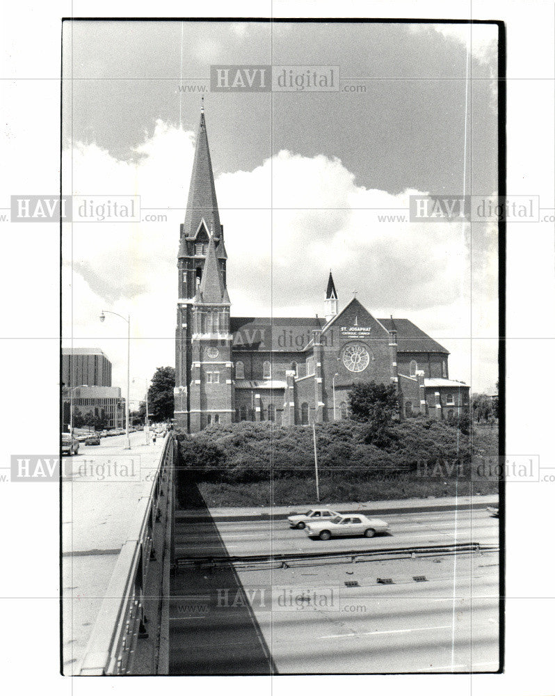 1981 Press Photo St. Josaphat's Catholic Church Dolot - Historic Images