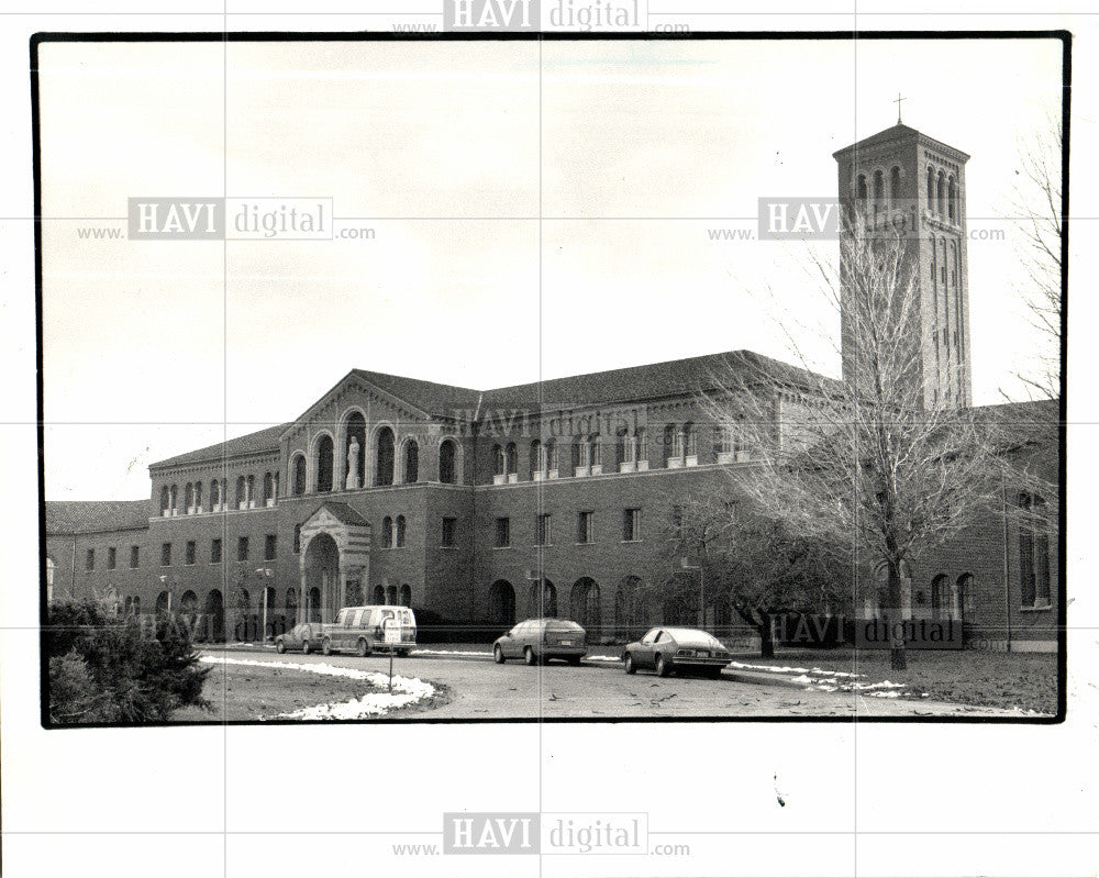 1986 Press Photo St John Provisional Seminary Plymouth - Historic Images