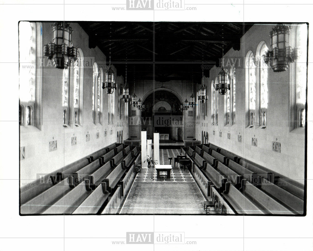 1987 Press Photo St. John&#39;s seminary religion education - Historic Images