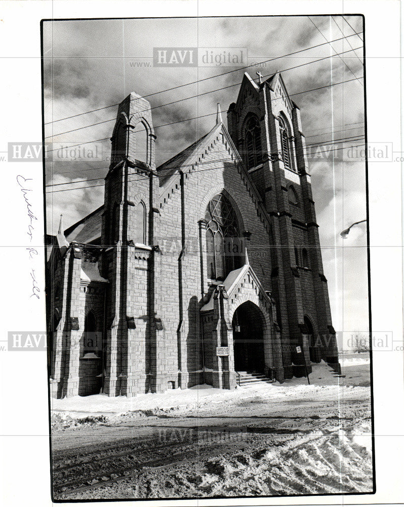 1981 Press Photo Motor City Baptist Church 28th street - Historic Images