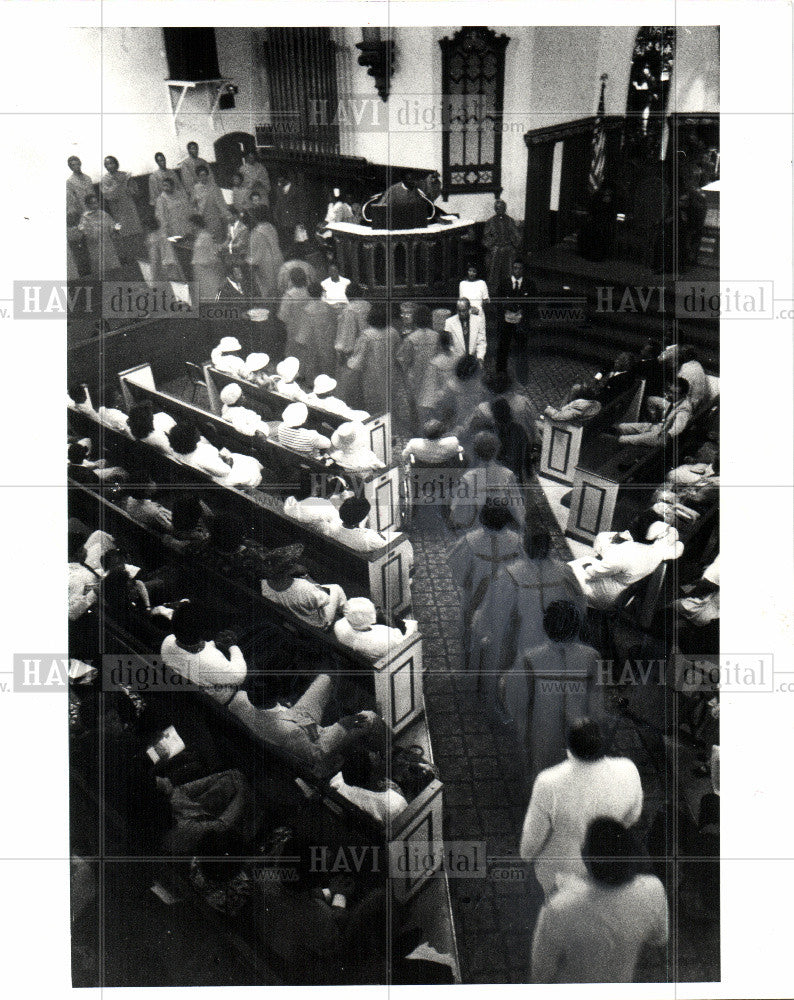 1981 Press Photo st. james missionary baptist church - Historic Images
