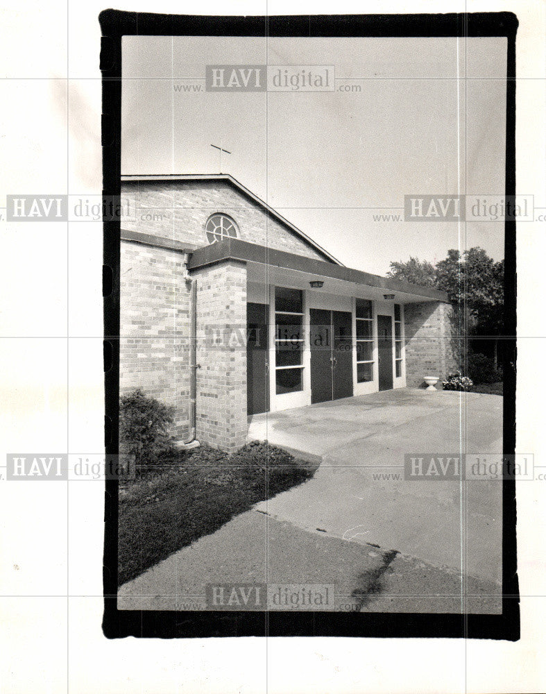 1988 Press Photo saint eugene church religion detroit - Historic Images