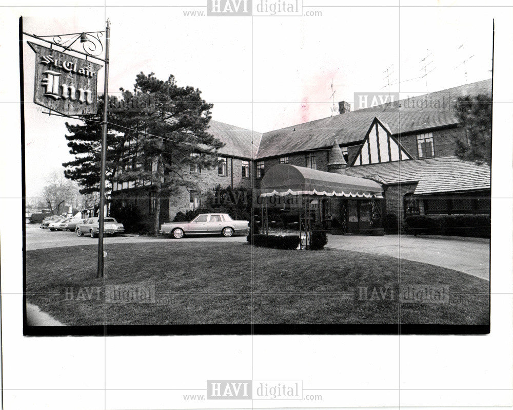 1980 Press Photo St. Clair Inn Michigan hotel - Historic Images