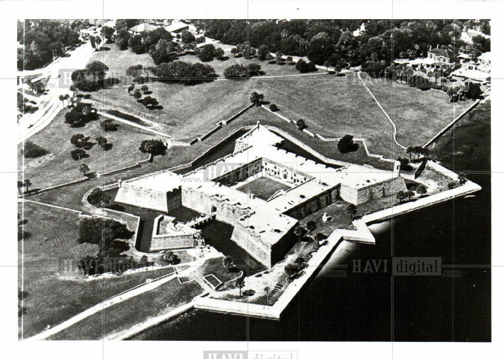 Press Photo Castillo de San Marcos San Augustine - Historic Images