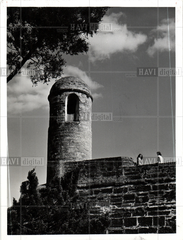 1958 Press Photo St. Augustine city Florida - Historic Images