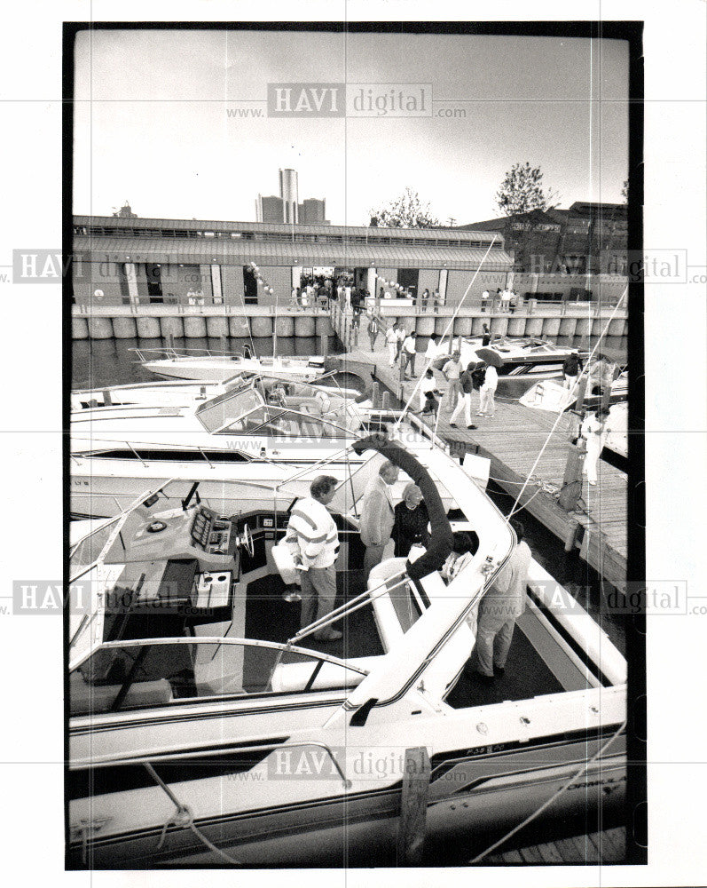 1989 Press Photo Opening of new marina - Historic Images