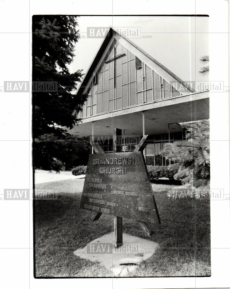 1988 Press Photo St. Andrews, school - Historic Images