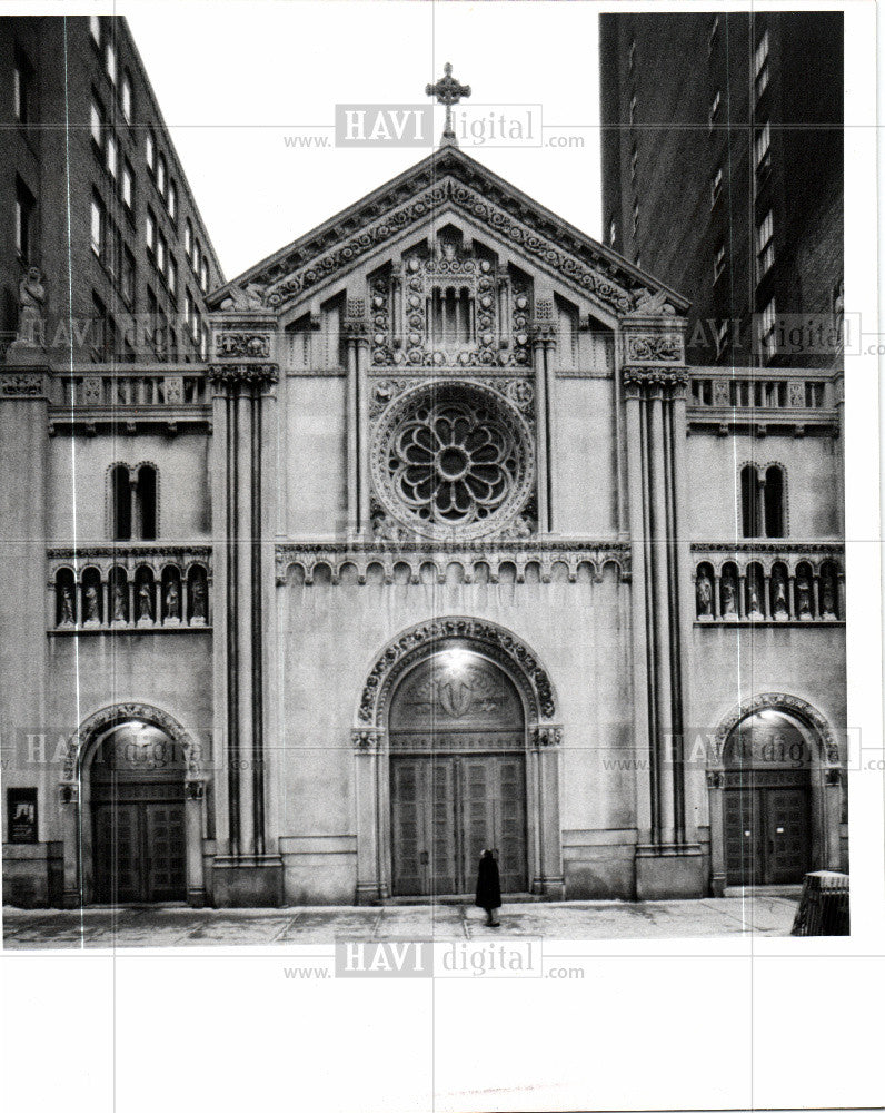 1978 Press Photo saint aloysius catholic church detroit - Historic Images