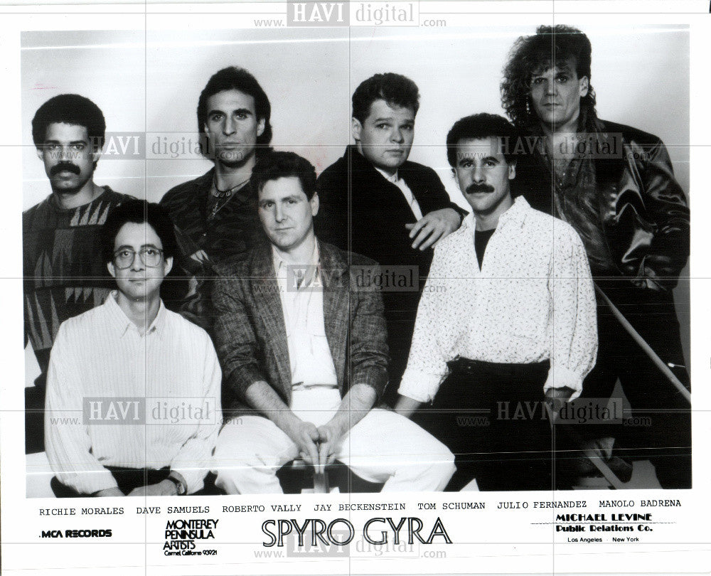 1987 Press Photo Spyro Gyra American jazz fusion band - Historic Images