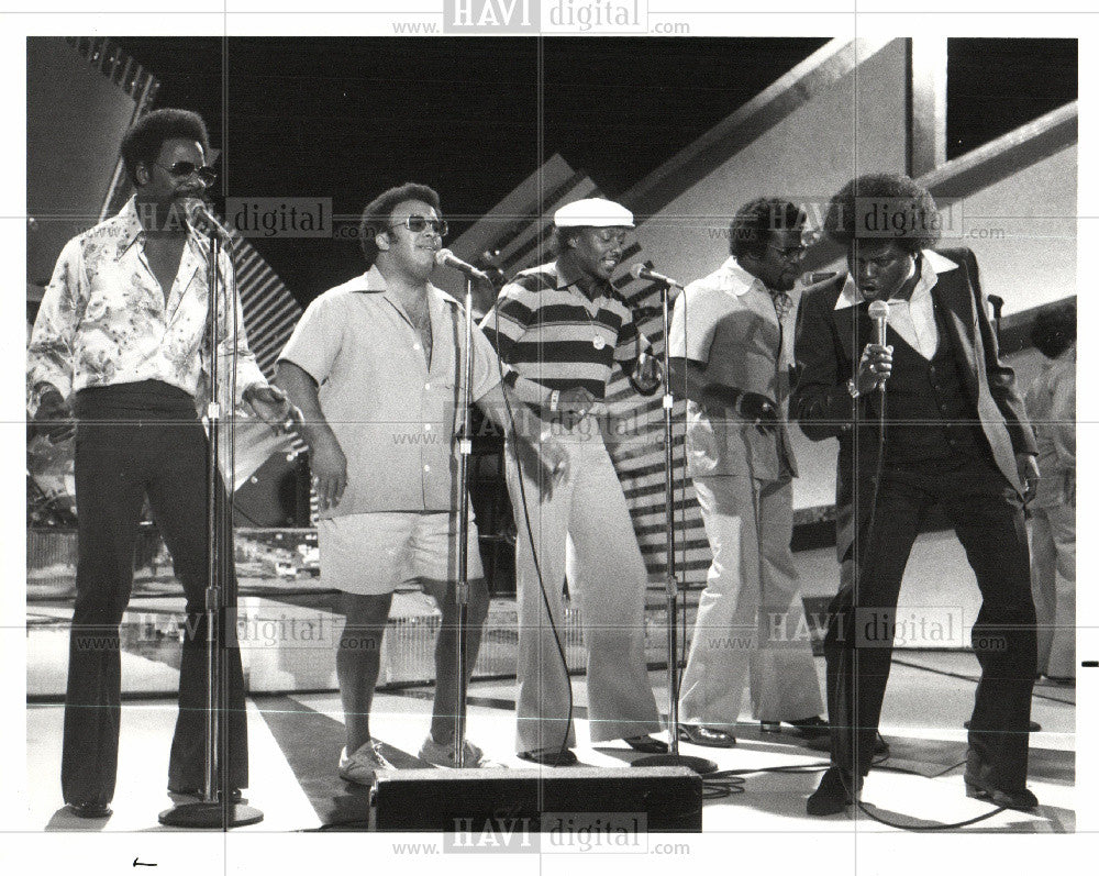 1978 Press Photo Spinners music band NBC midnight - Historic Images