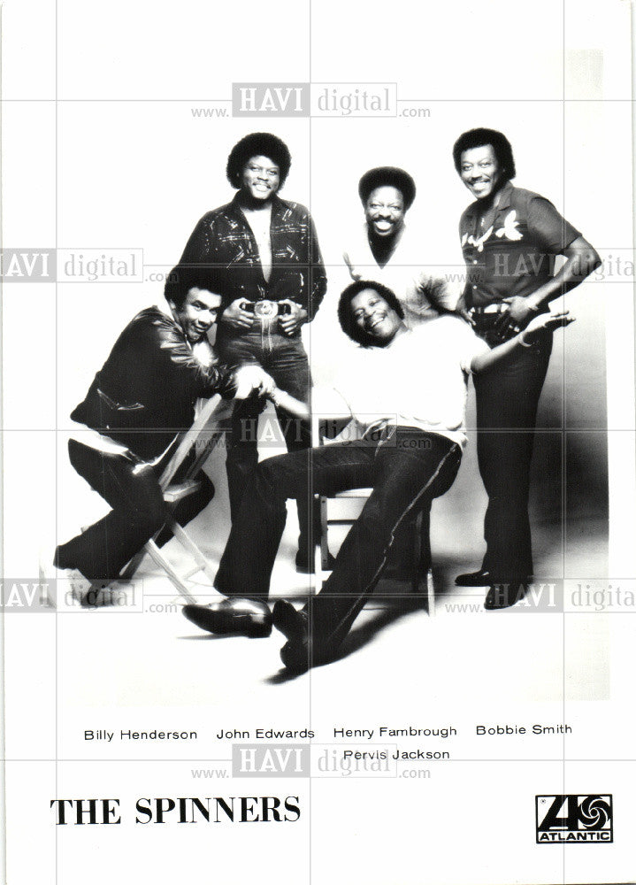 1983 Press Photo The Spinners American Band - Historic Images