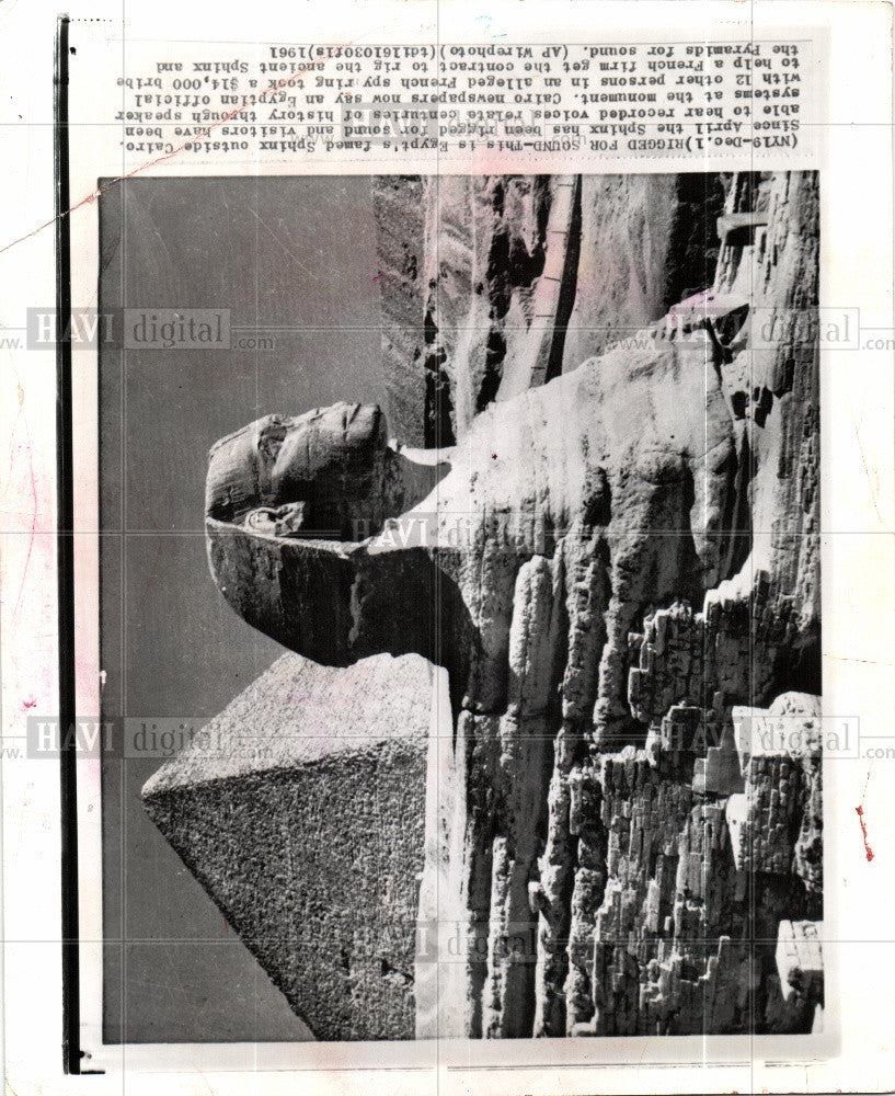 1976 Press Photo Sphinx mythical creature Greek - Historic Images