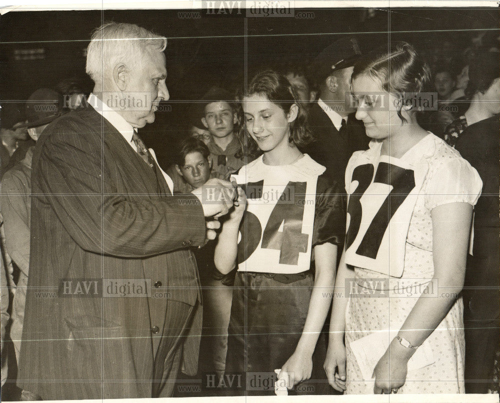 1933 Press Photo Spelling bee contestants - Historic Images