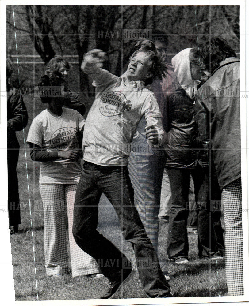 1976 Press Photo Winner Special Olypmics every - Historic Images