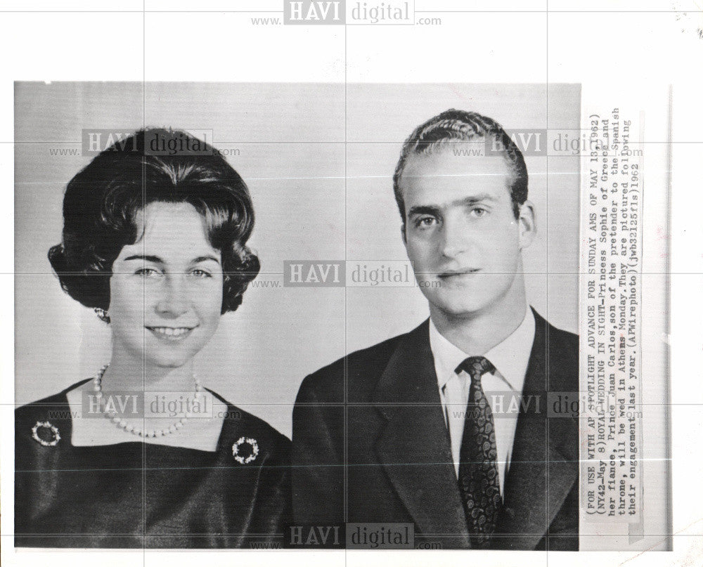 1962 Press Photo Juan Carlos - Historic Images