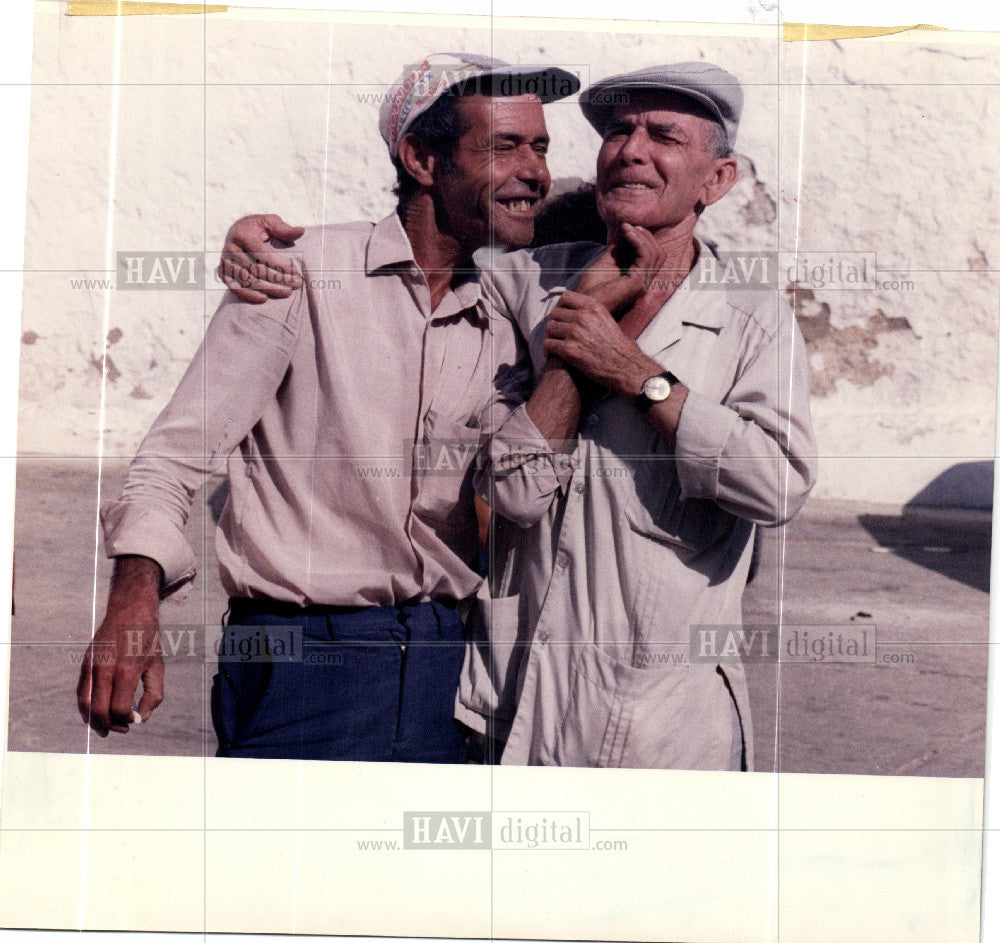 Press Photo spanish spain mediterranean men - Historic Images