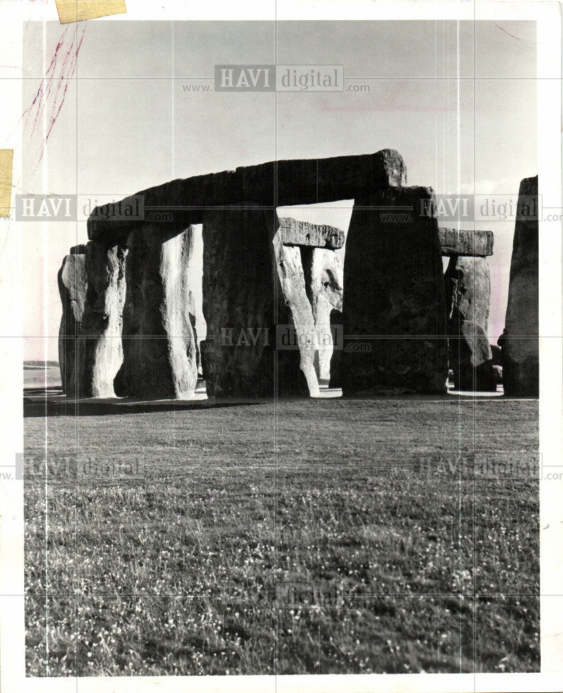 1970 Press Photo Stonehenge Britain Bath travel cities - Historic Images