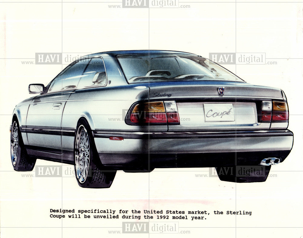 1989 Press Photo 1992 Sterling Coupe Sterling Motor Car - Historic Images